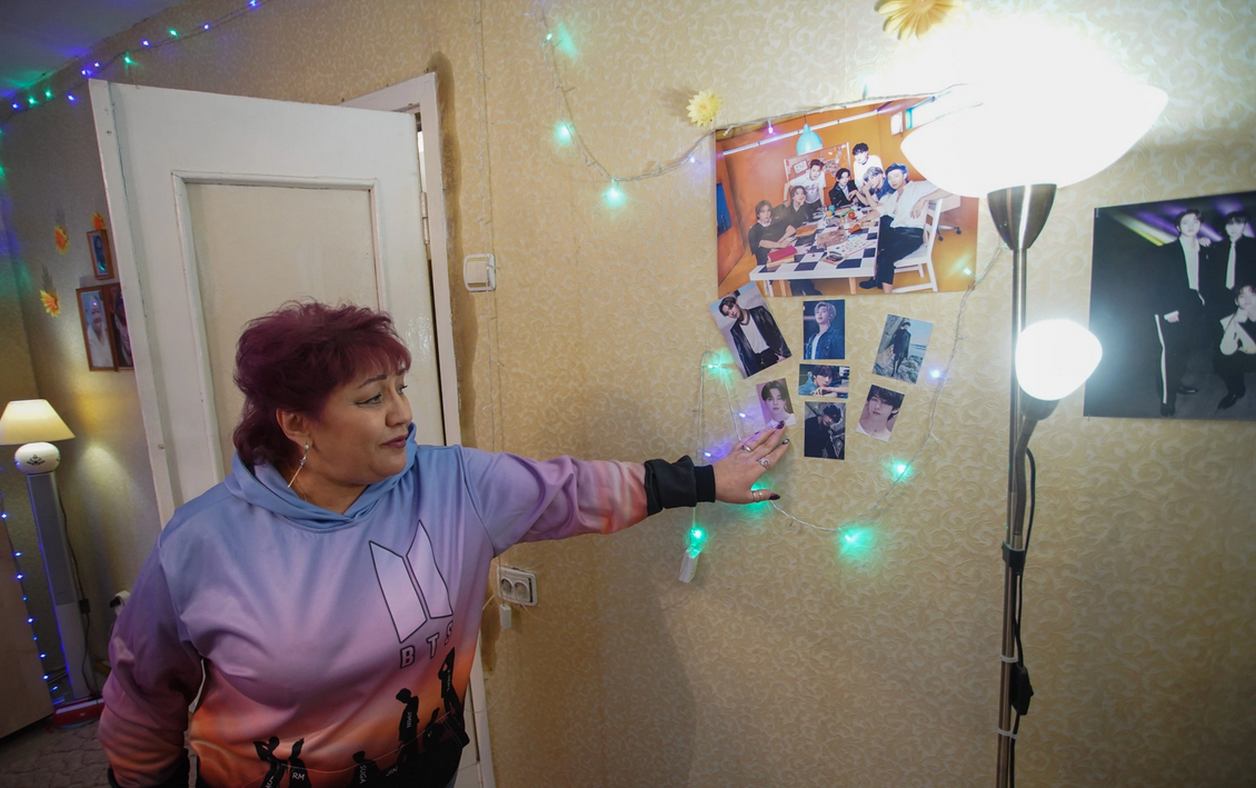 Раньше у меня тут Пугачёва висела ...