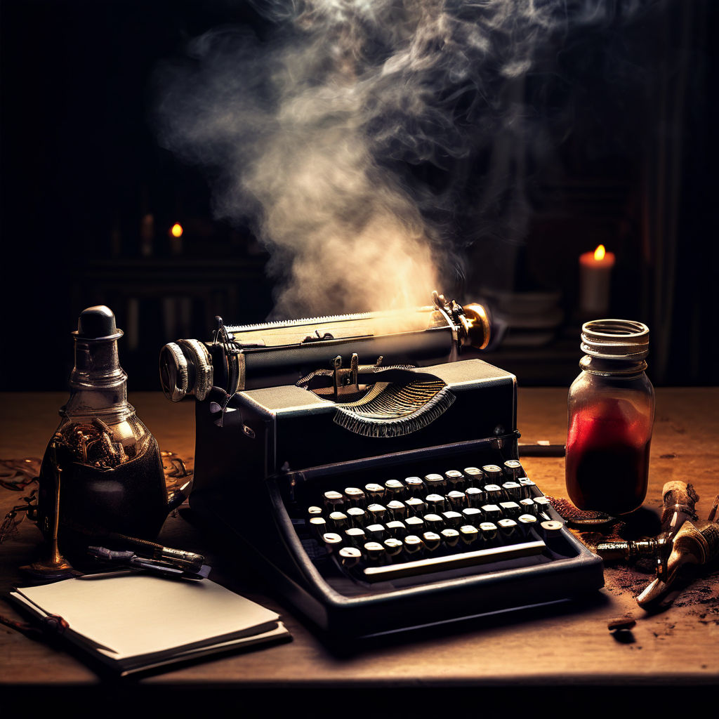 так ИИ представило как несколько человек не могли написать промт для ИИ, видимо дымится печатная машинка именно из-за стараний