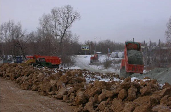 Строительство дамбы в г. Орск (из открытых источников)