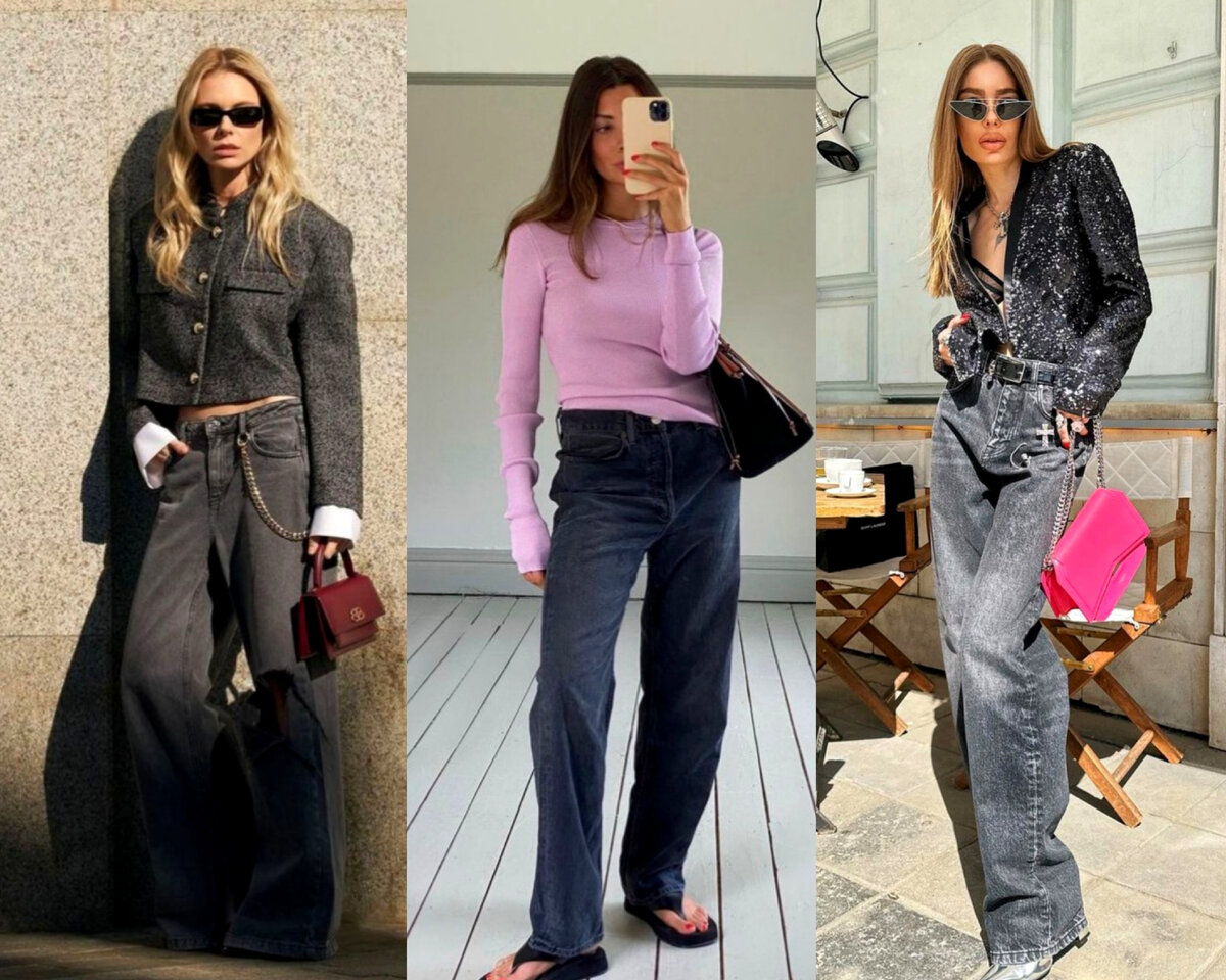 Этой весной вам точно не обойтись без серых джинсов. 