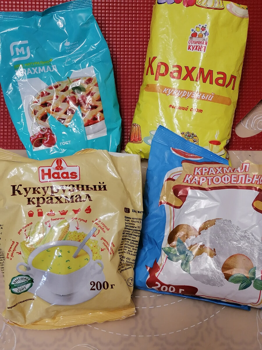 Холодный фарфор без варки из картофельного крахмала