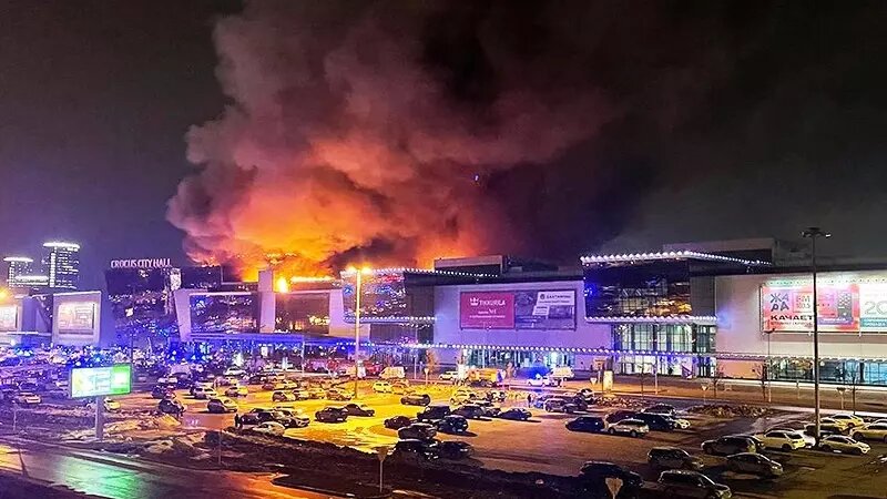 Частные пожарные сбежали из «Крокуса» в день теракта. Фото: Соцсети