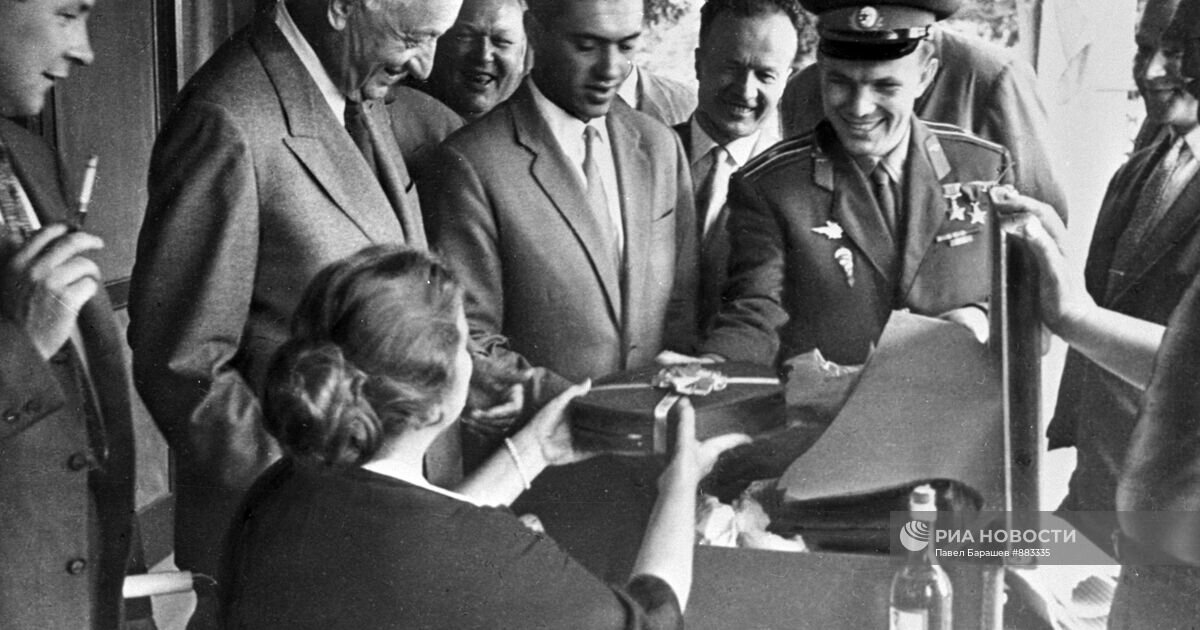 Ю.Гагарин в Канаде