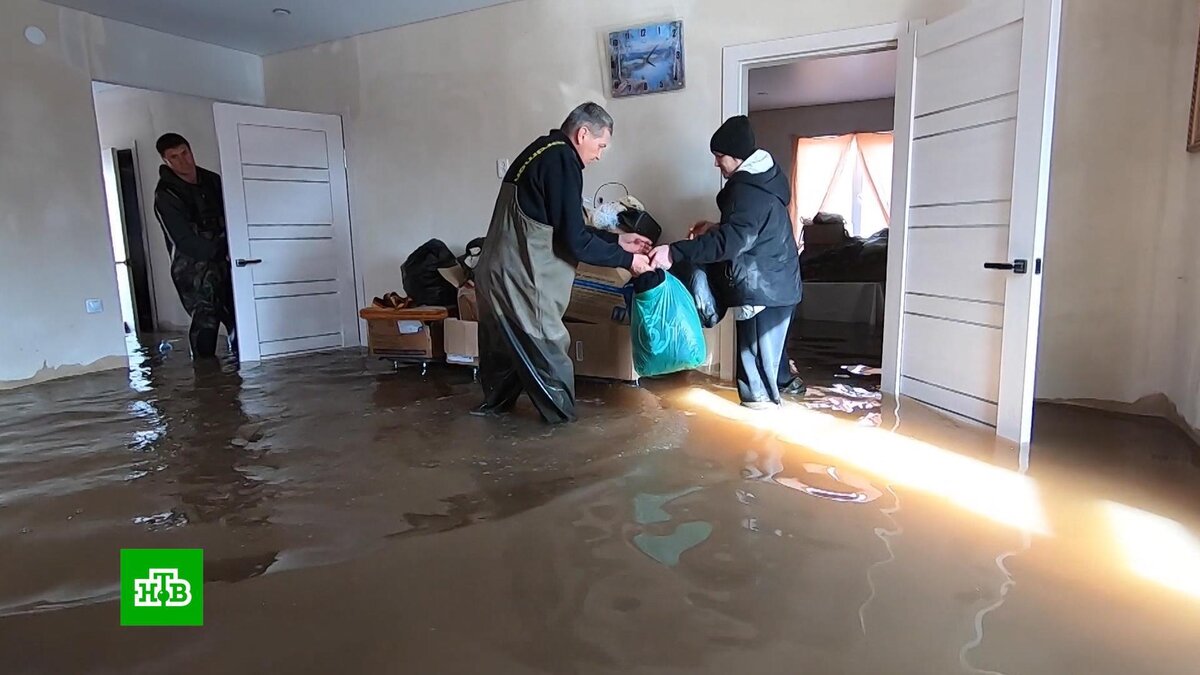 [ Смотреть видео на сайте НТВ ] Уровень воды в реке Урал в районе Орска снизился на 9 сантиметров.