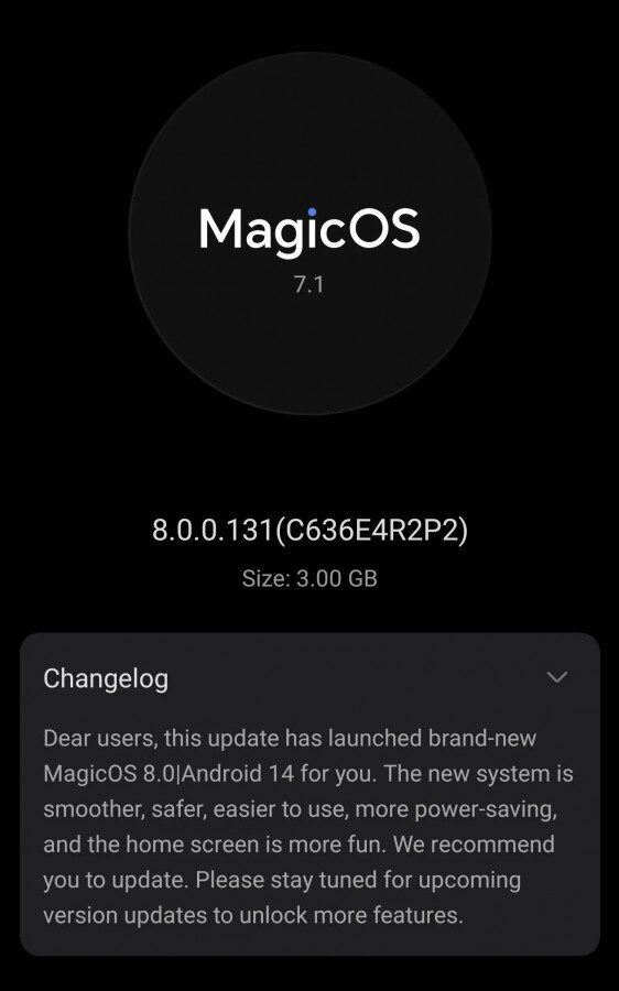    Международные версии смартфонов Honor начали получать MagicOS 8.0