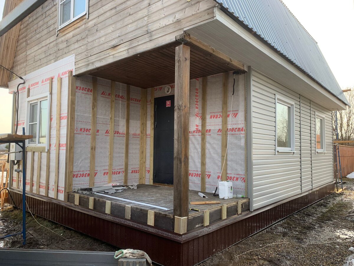 Устройство обшивки виниловым сайдингом дома в С/Т \"Пригородный\" г ...