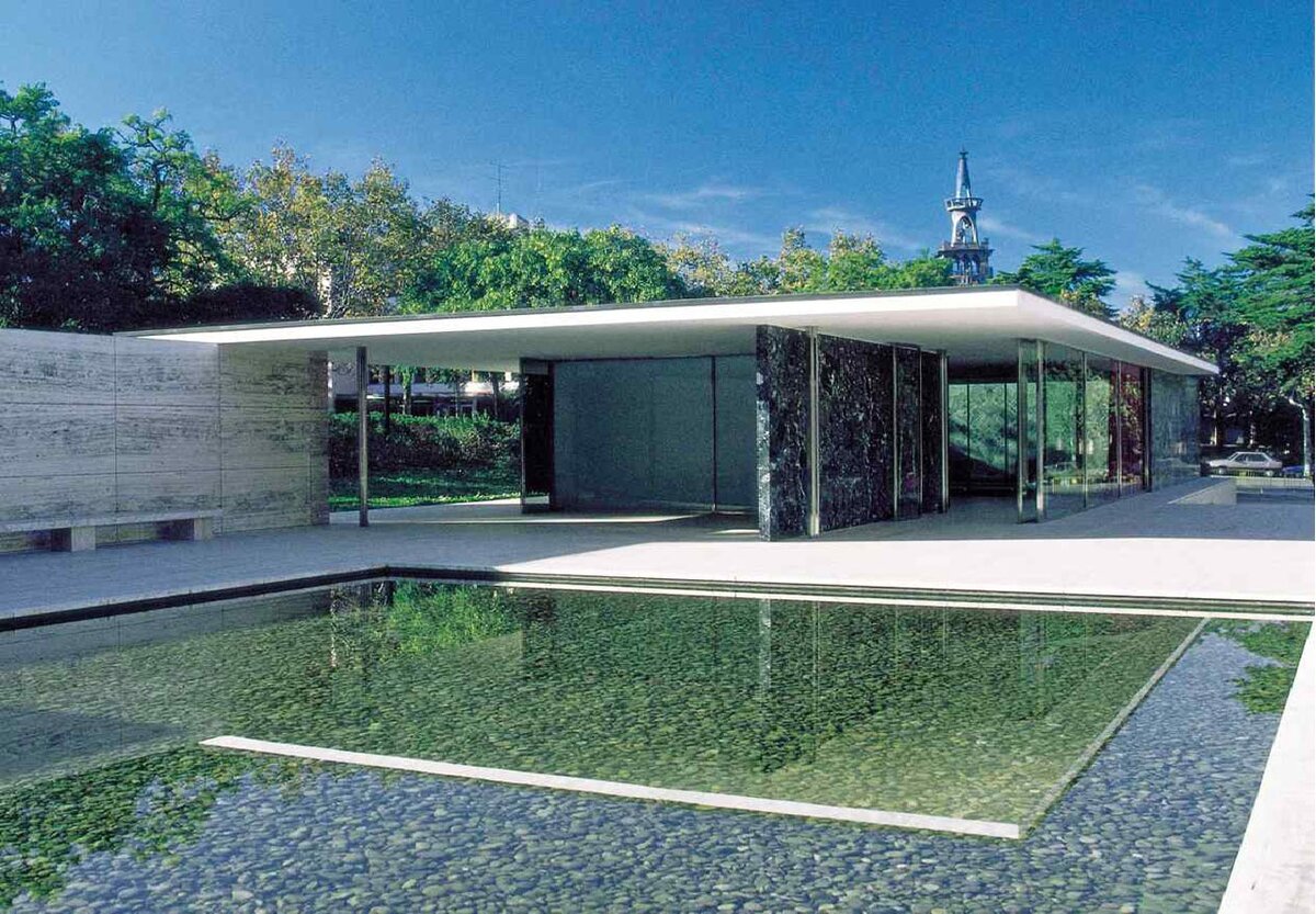 Павильон Германии на Всемирной выставке в Барселоне (1928), арх. Л. Мис ван дер Роэ