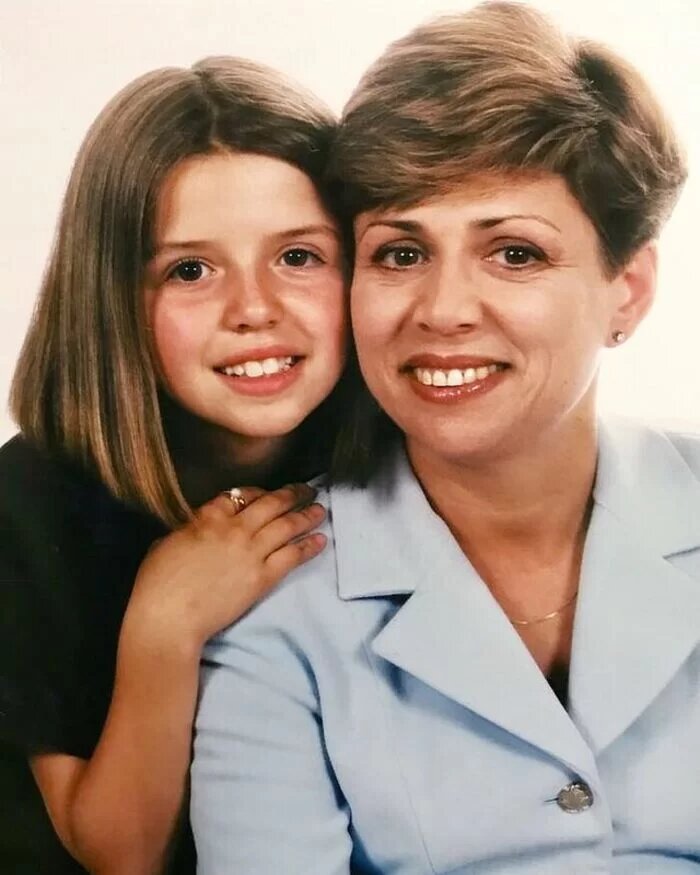 Ирина Роднина с дочерью. фото из сетей интернета