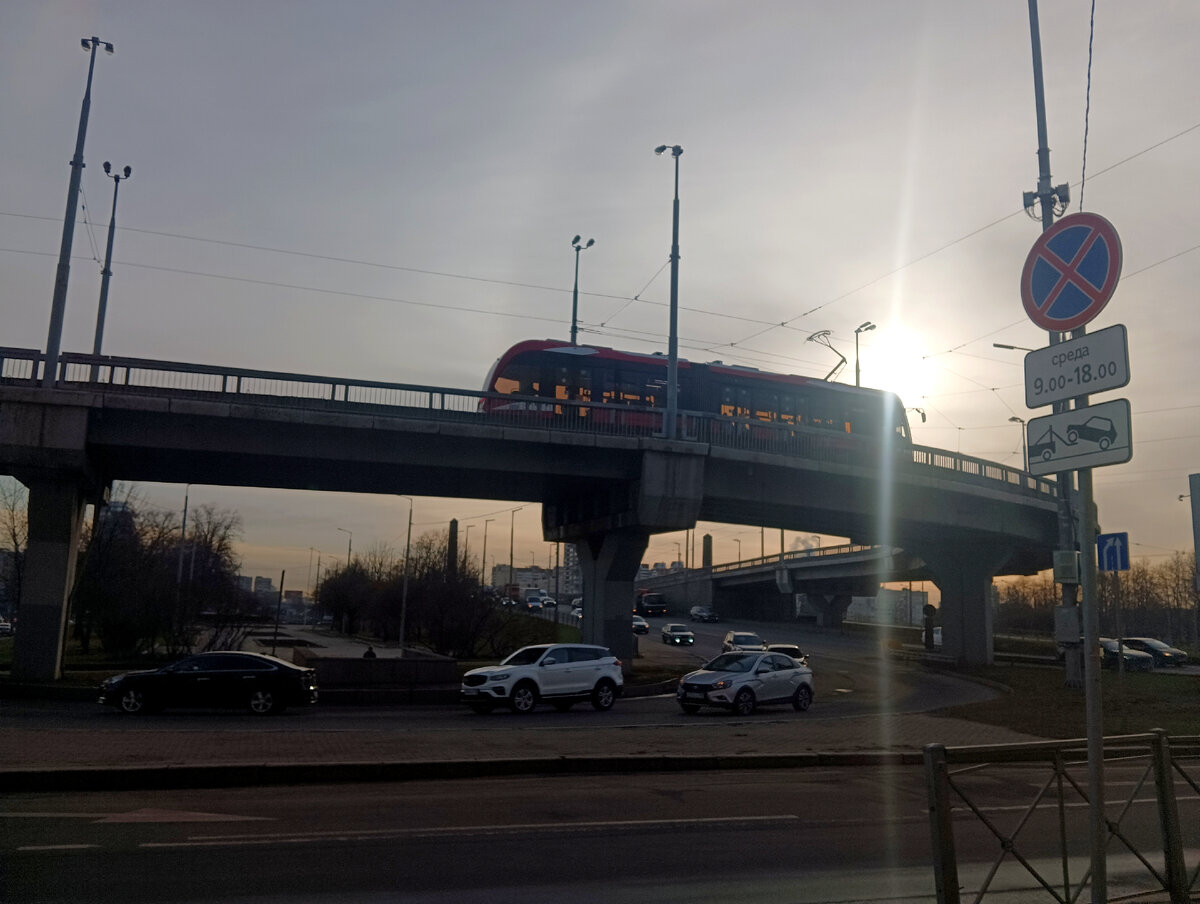 Фото эстакады с обратной стороны. 