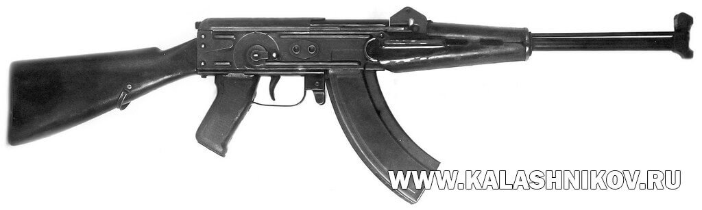 Автомат Коробова ТКБ-454 1952 года с деревянным прикладом