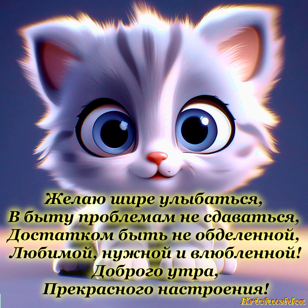 Апрельское пожелание доброго утра