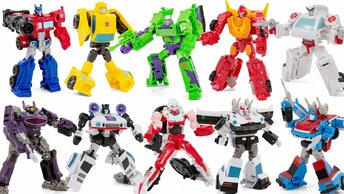Игрушки для Детей Трансформеры Мини 10 Машинок Роботов