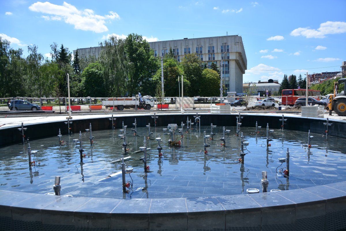    Тульские фонтаны должны начать работать к 1 маю