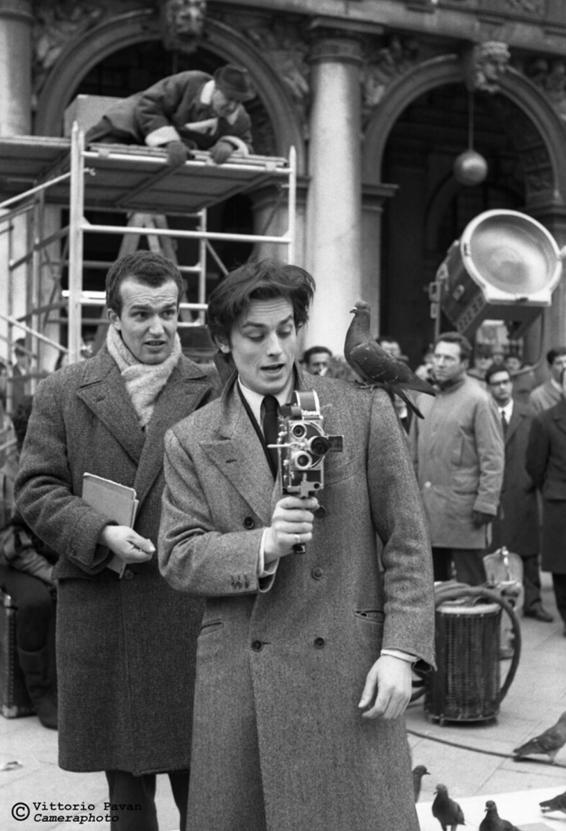 Ален Делон в Венеции в 1962 году