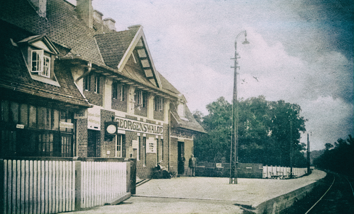 Здание вокзала Георгенсвальде (начало 20 века)