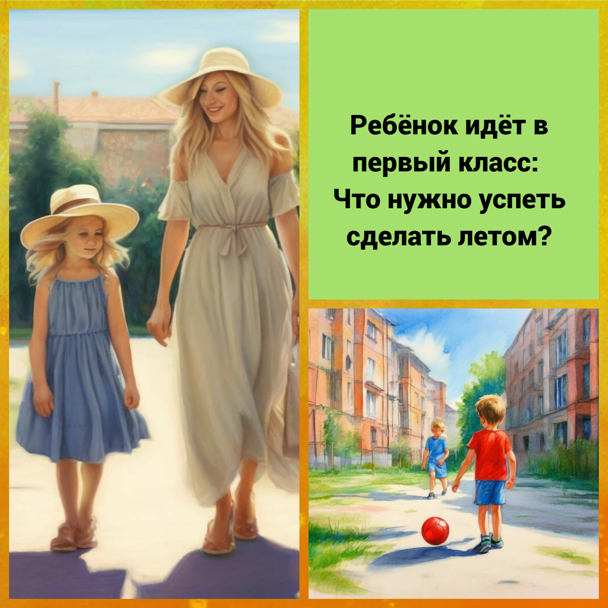 Ребенок идет в первый класс