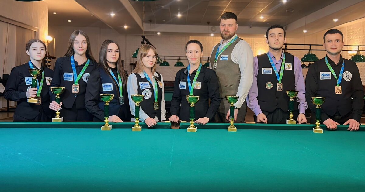    Сургутяне завоевали все медали чемпионата Югры по бильярду