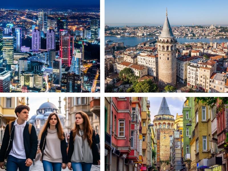 Древний и современный Стамбул...