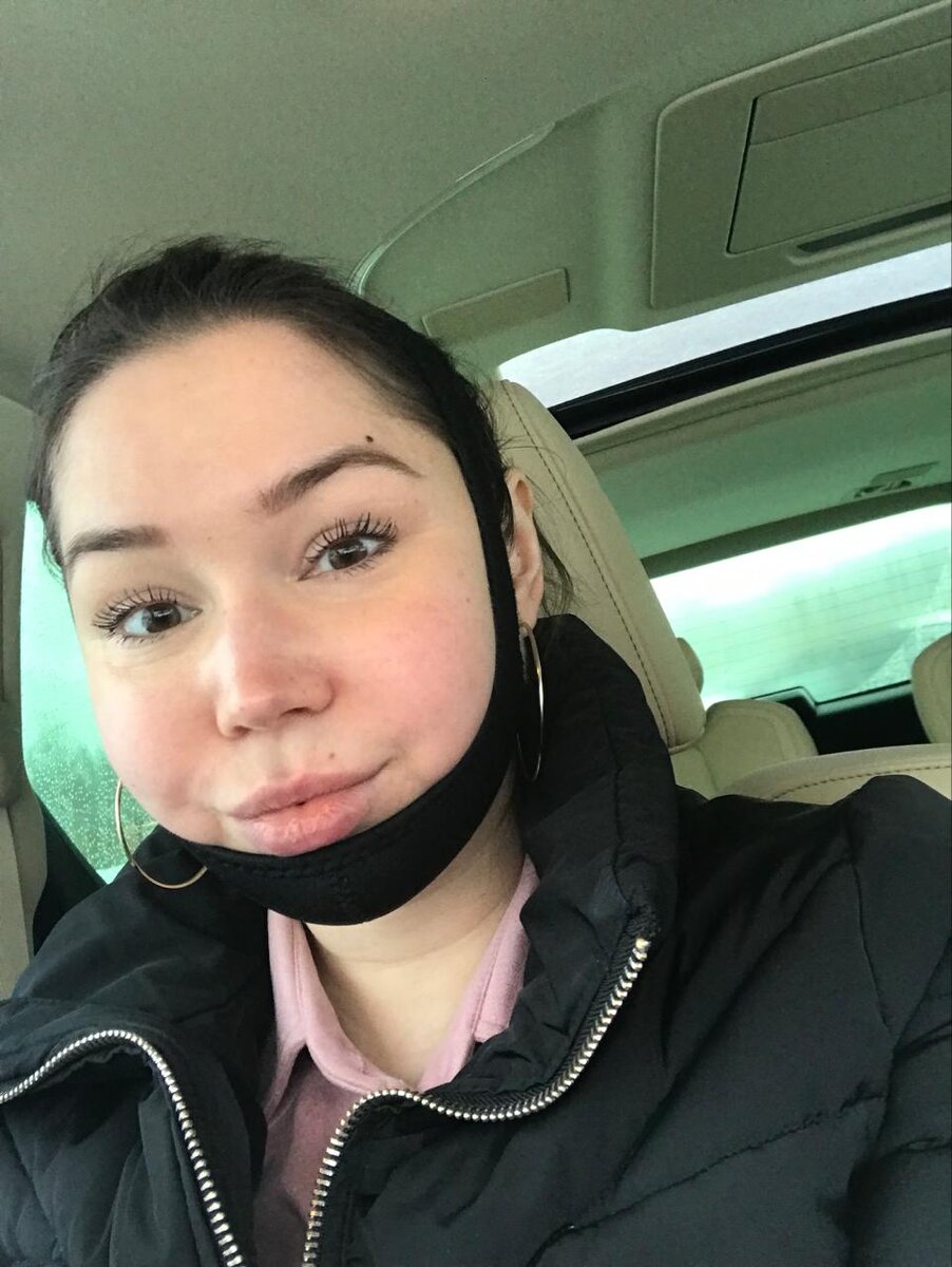 или пусть думают, что у меня сделана круговая подтяжка лица)) 