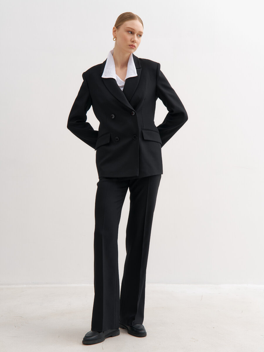 Черные брюки клеш VIRELE