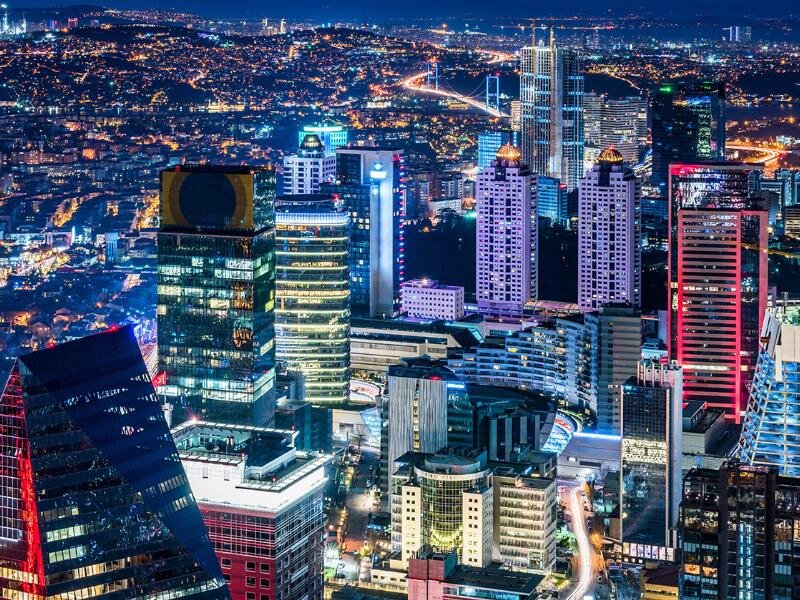 Ночной Стамбул