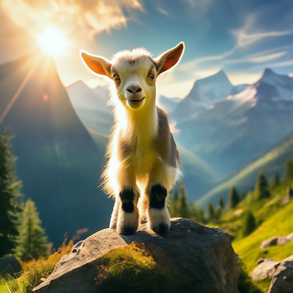 ... Братьев искать пошёл младший козлёнок... ©IrinaLevitina, 2024