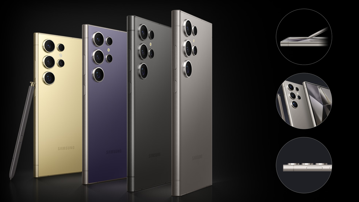 Samsung Galaxy S24 Ultra. Фото для коллажа взяты с сайта производителя