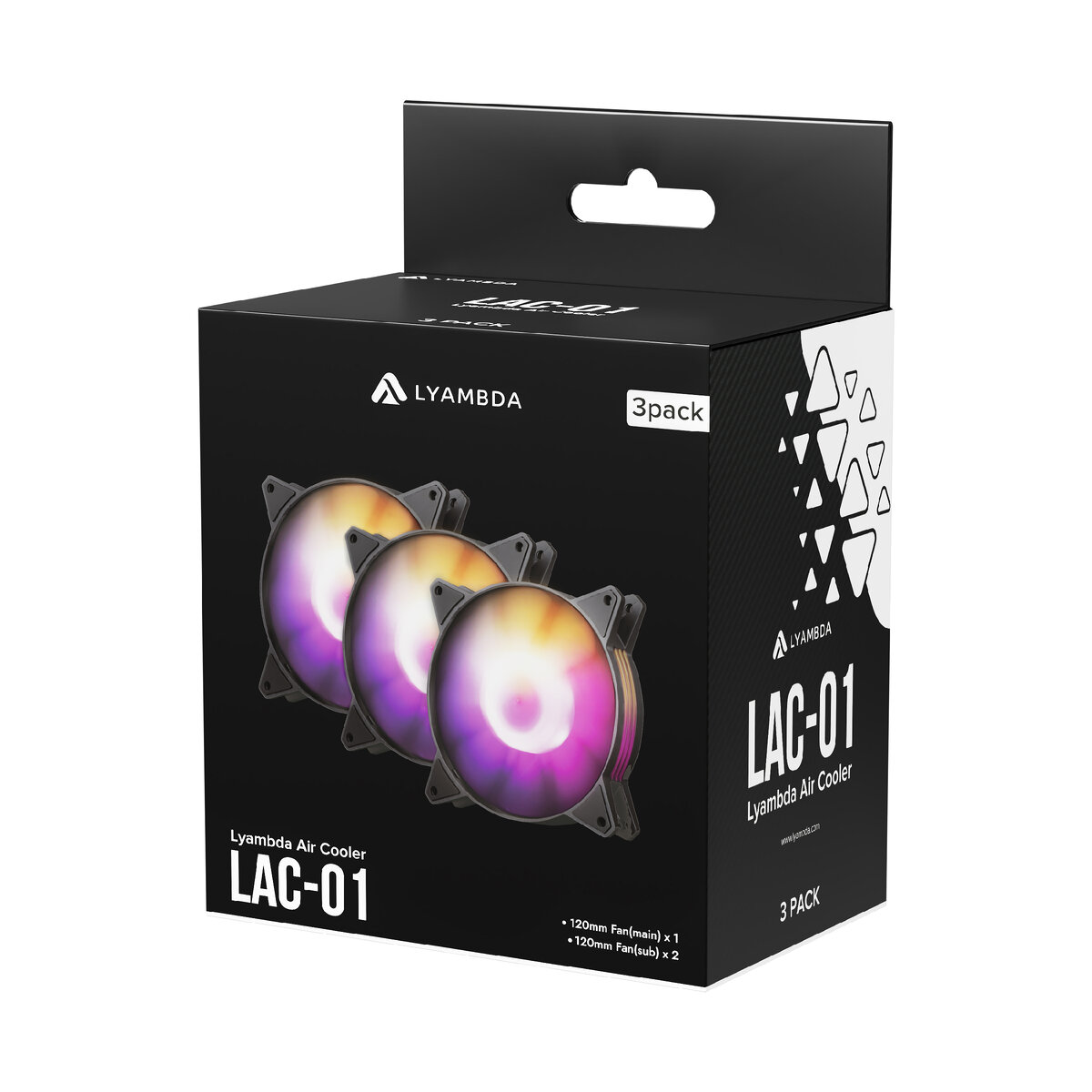 Набор из 3 кулеров LYAMBDA Air Cooler LAC-1