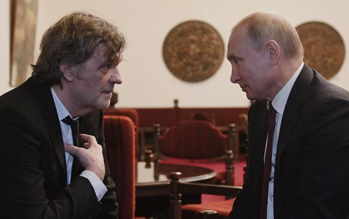 Эмир Кустурица и Владимир Путин