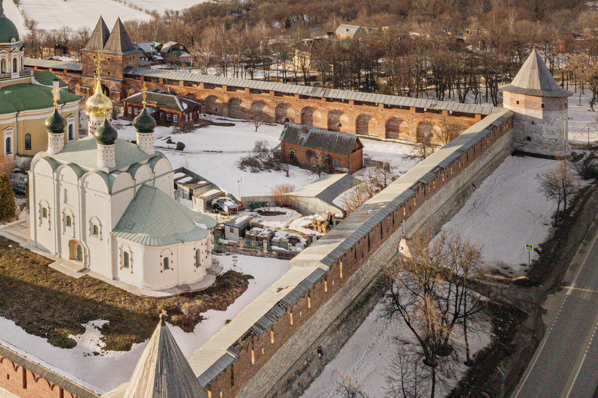 Стены Зарайского кремля. Фрагмент 