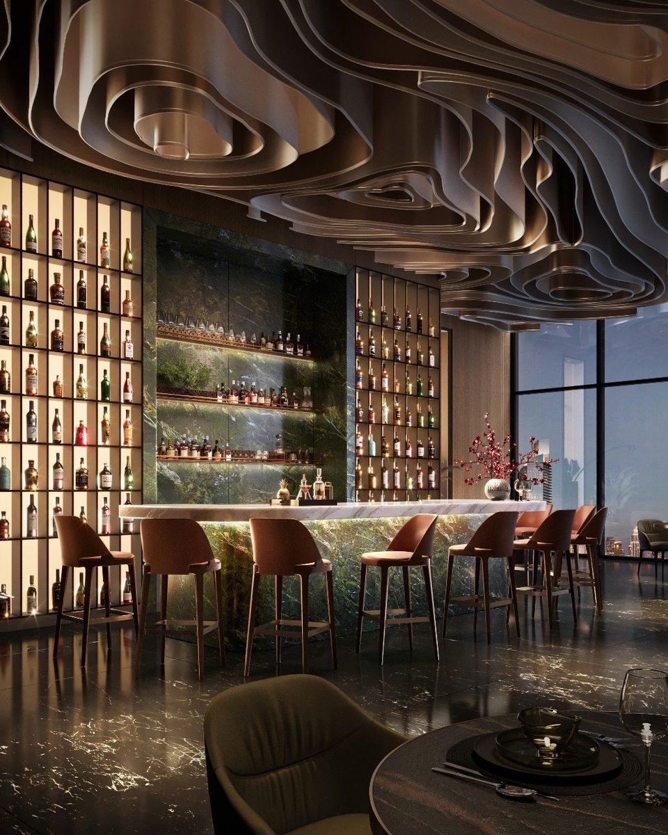 Дизайн-проект ресторана от Studia 54 в Дубае
