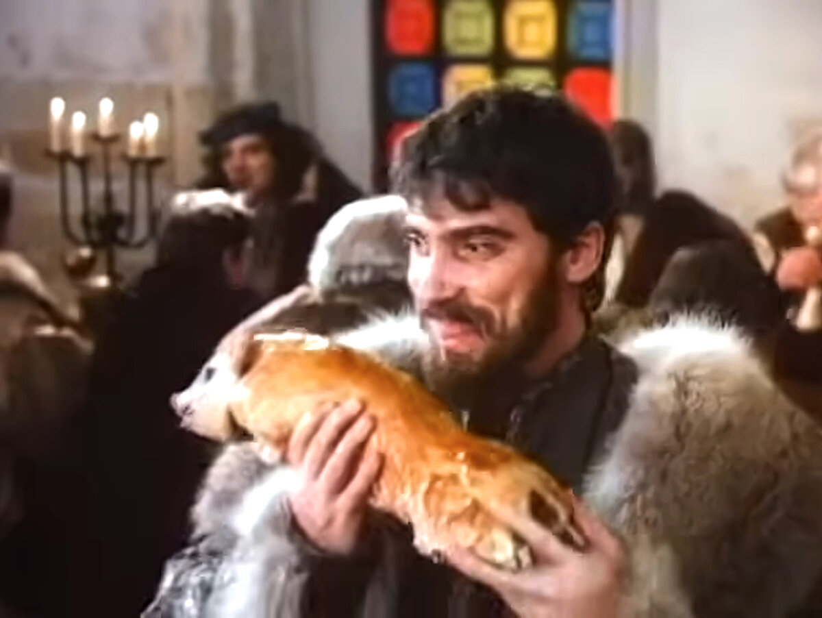 Кадр из кинофильма "Царь Иван Грозный", 1991 г., режиссер Геннадий Васильев, сценаристы Валентин Ежов, Геннадий Васильев, композитор Алексей Рыбников (скриншот)