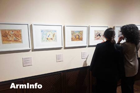 В беседе с корреспондентом АрмИнфо Ирина Багдамян отметила, что в основе идеи создать подобную выставку лежало намерение показать армянское искусство в контексте с другими культурами, регионами, странами. На подготовку выставки у г-жи Багдамян ушло два года. <Необходимо очень хорошо знать  материал галереи. Кроме этого, мне нужно было изучить специализированную литературу, суметь собрать все необходимое, скорректировать, сделать отбор. На это уходит много времени. И я увидела, что есть достаточно много материала из русской коллекции, армянской, чуть меньше западноевропейской>, - сказала она.