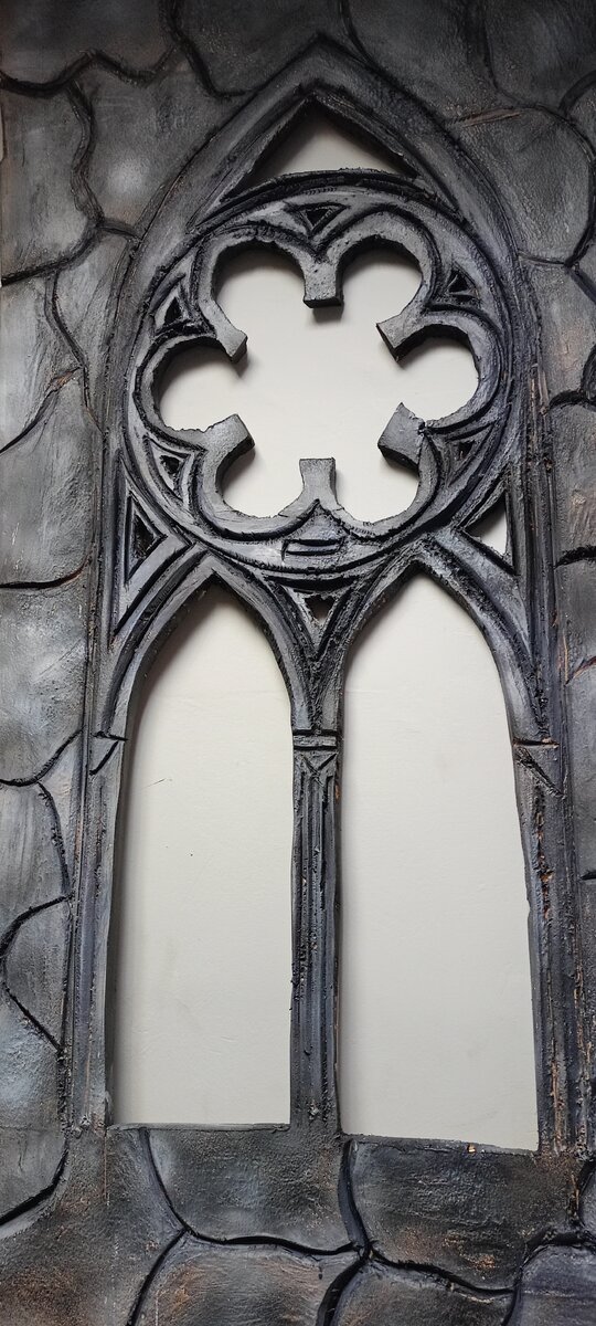 Фото автора. Готическое окно. Основа) всё своими ручками делается. 