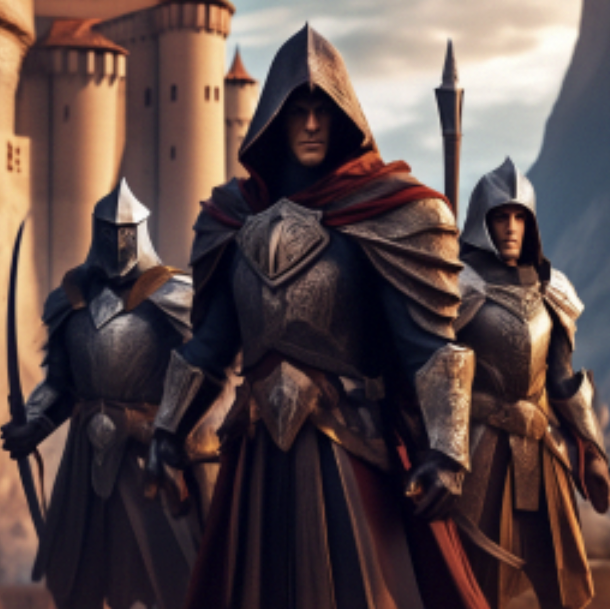 Охотник маг и рыцарь