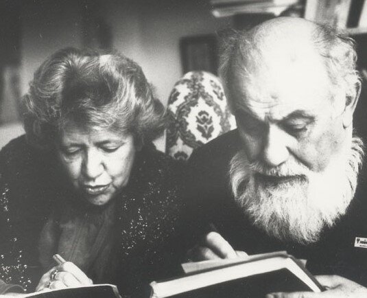 Лев Зиновьевич с женой Раисой Орловой