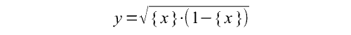 Задание Построить график уравнения: {x} = {x}² + y² (дробную часть числа x принято обозначать в фигурных скобках: {x}; функция y={x} определена на всём множестве действительных чисел, область её...-2