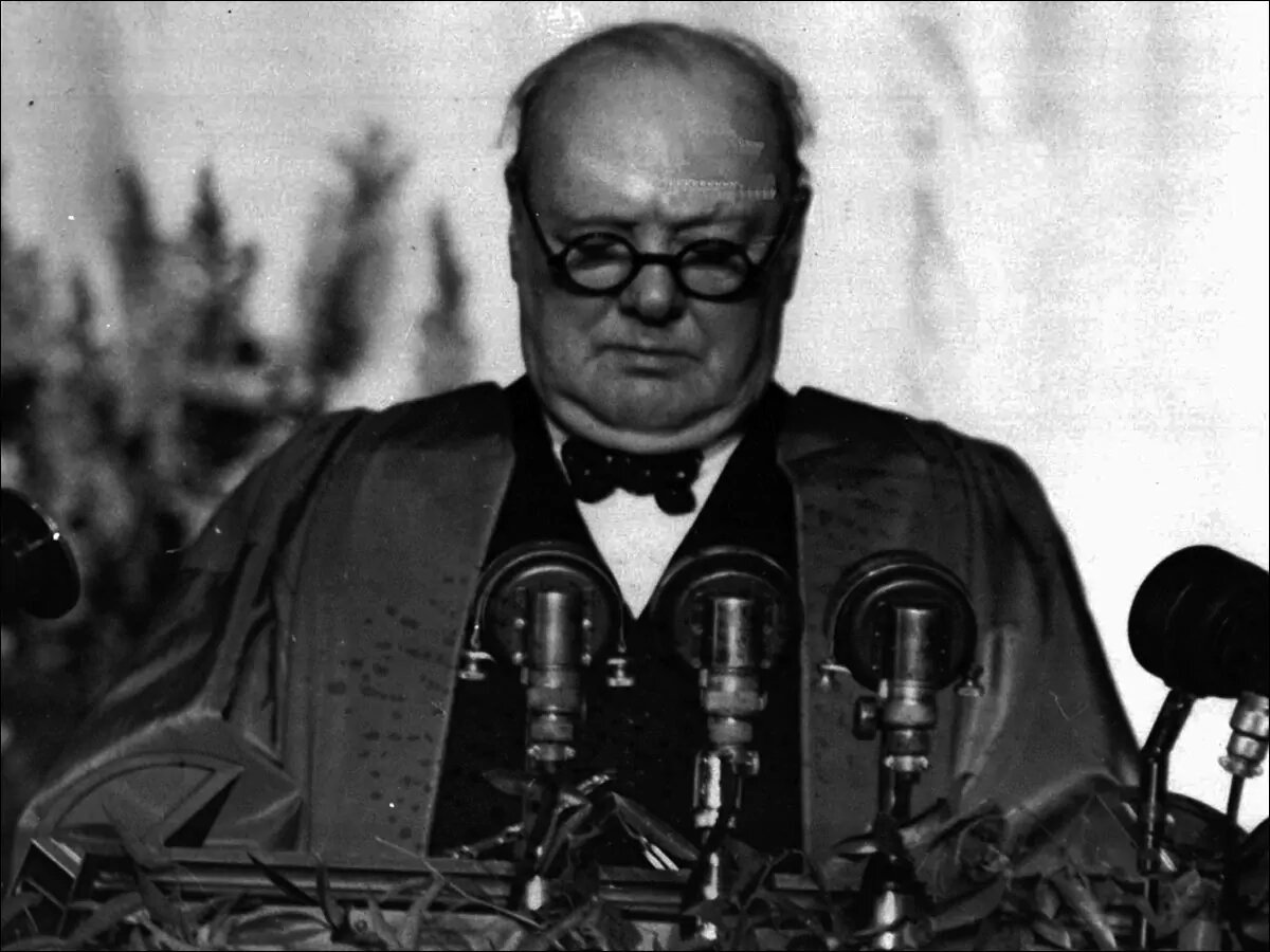 Выступление Черчилля в Фултоне. https://prousa.info/images/this_day_in_history/march/05_03_churchill.webp