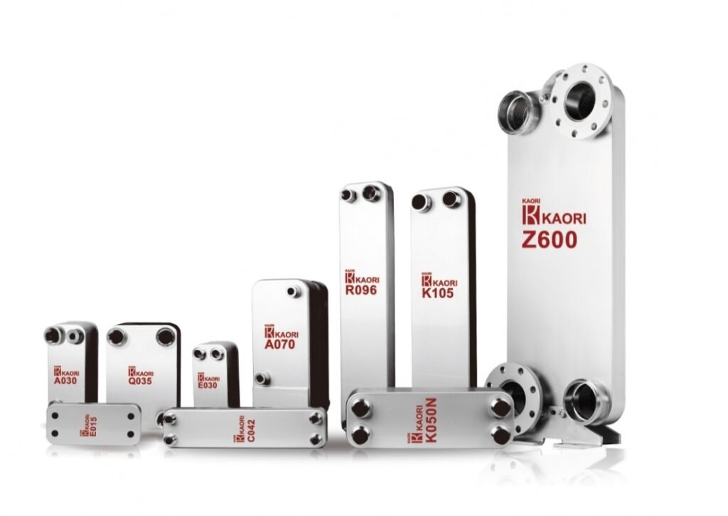 Ассортимент паяных теплообменников Kaori