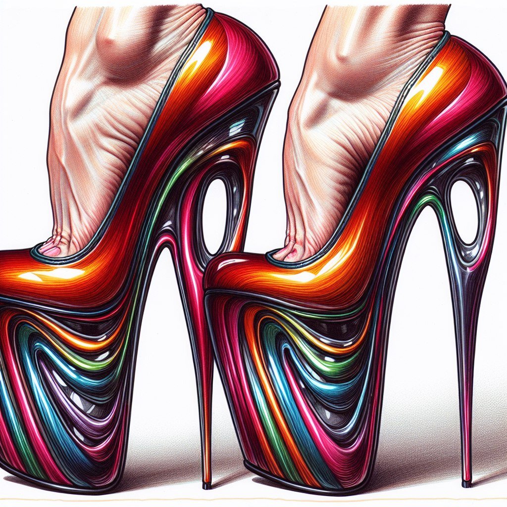 неудобная обувь для женщин на длинном 👠 