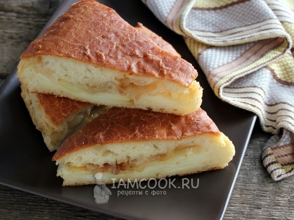 🥧Самое лучшее жидкое тесто для постного пирога и сам пирог с картошкой