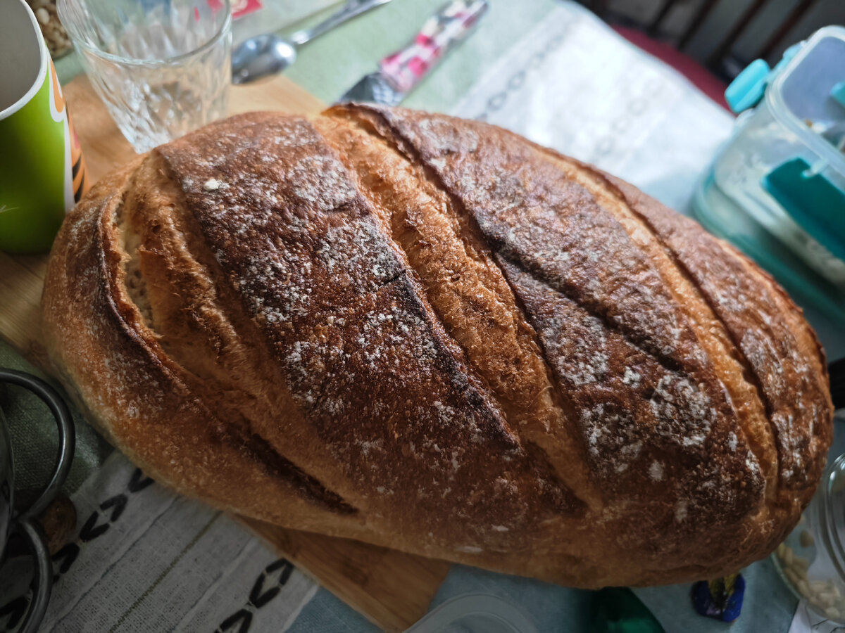 Хлеб без дрожжевой.