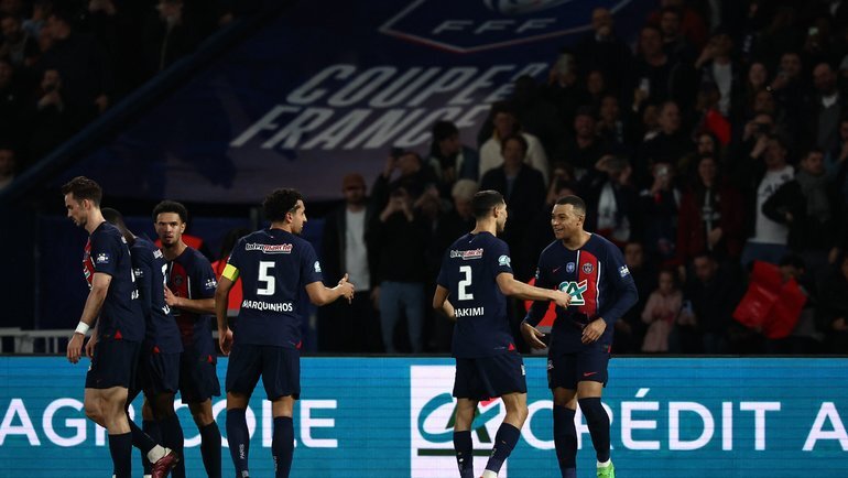    Футболисты «ПСЖ». AFP