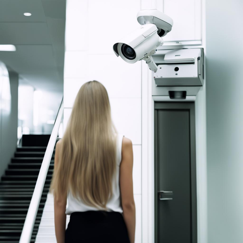 Девушка и камера, нарисовала, как смогла, через нейросеть Кандинский.