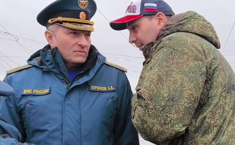 Глава МЧС Куренков и губернатор Оренбургской области Паслер. Фото: interfax-russia.ru