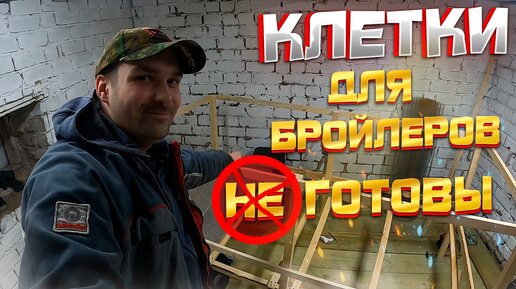 Строим клетки для кур бройлеров своими руками!