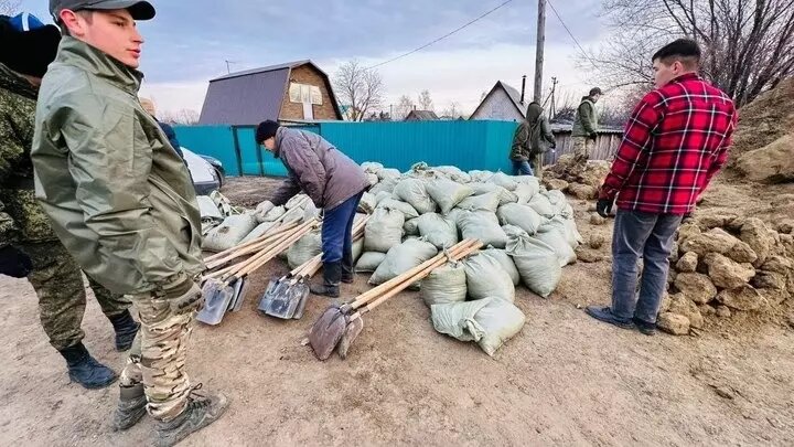 Грунт с дамбы жители Курганской области растаскивали для огородов. Фото: Телеграм-канал Вадима Шумкова