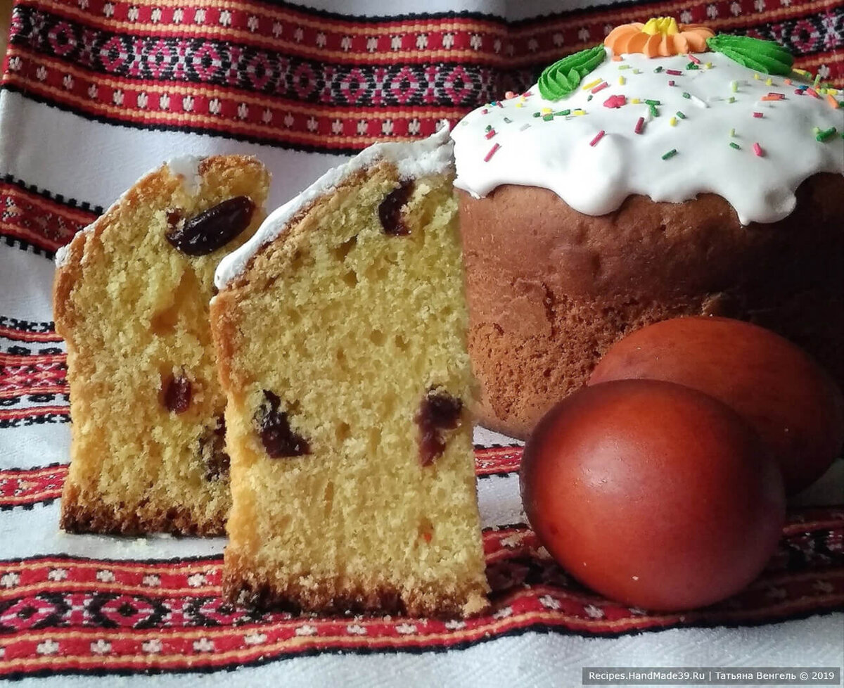 Как испечь традиционный пасхальный кулич – пошаговый рецепт с фото. Вкусный дрожжевой кулич с изюмом, вялеными ягодами и глазурью. Русская кухня