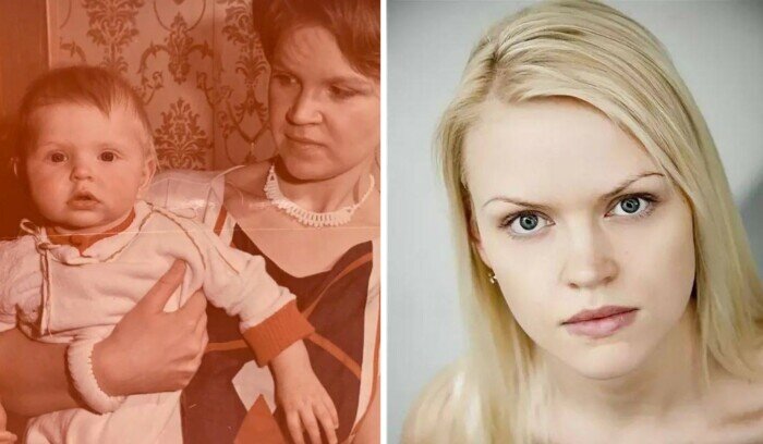  Анна Котова с мамой.