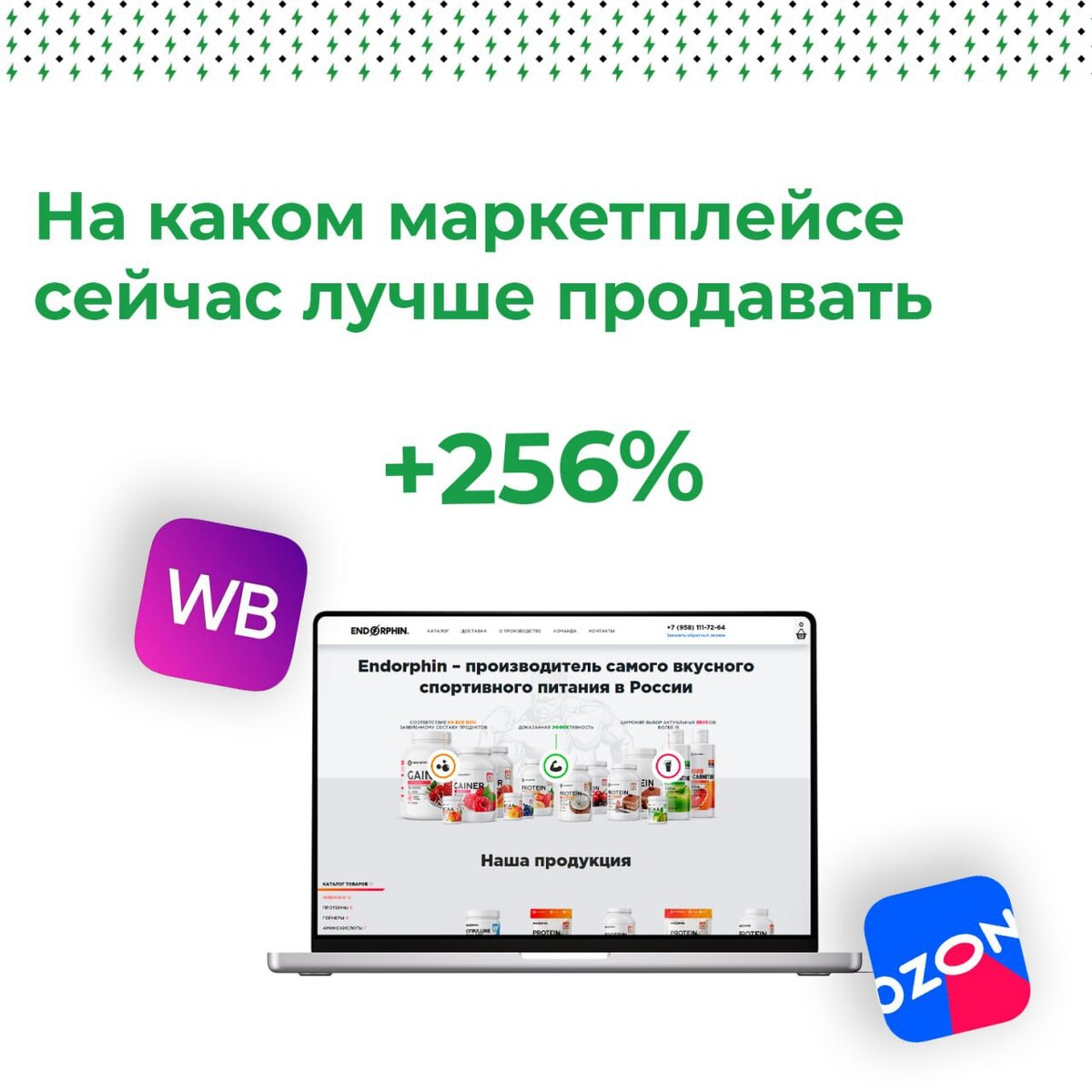 256% или на каком маркетплейсе сейчас лучше продавать | Endorphin -  производство БАДов | Дзен